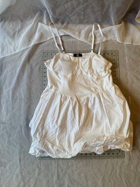 Madden NYC White Bustier Mini Dress Adjustable Straps See Photos